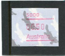 AUSTRALIA - 1986  50c  FRAMA  PLATYPUS  POSTCODE  5000 (ADELAIDE)  MINT NH - Automatenmarken [ATM]