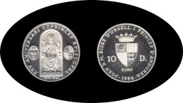 Andorra 31,76 Gr 1996  XXV Aniversario Coprinced Episcopal Plata Ag - Otros & Sin Clasificación