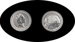 Australia 1997 20,77 Gr  10 Dólares Puente Del Puerto De Sidney Plata Silver - Otros & Sin Clasificación