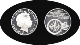 Alderney 2012 5 Libras Escudo Shield Moneda De Plata - Other & Unclassified