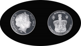 Fiji  Islas 2012 25 G Queen Elizabeth II - Diamond Jubilee Corona 10 $ - Andere & Zonder Classificatie