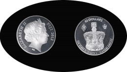 Fiji  Islas 2012 25 G Queen Elizabeth II - Diamond Jubilee Corona 10 $ - Altri & Non Classificati