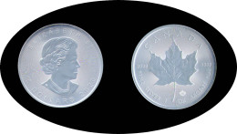 Canadá Canada 2020 1 Onza Plata Silver 5 $ Maple Leaf - Other & Unclassified