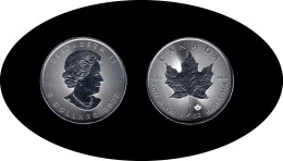Canadá  2022 Onza Plata Silver 5 $ Maple Leaf - Autres & Non Classés