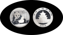 China Onza De Plata 2015 Oso Panda - Altri & Non Classificati