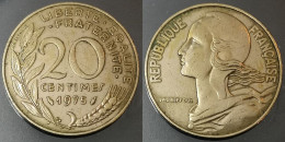 Monnaie France - 1975 - 20 Centimes Marianne Cupro-aluminium - 20 Centimes