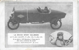 CPA Le Grand Sport Salmson Le Plus Jeune Conducteur Albert Derancourt (8ans) - Rally's