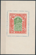 ** 1924 Than Mór Emlékív I. "A Magyar Levélbélyeg" I. Műmelléklete, Sorszám Nélkül - Other & Unclassified