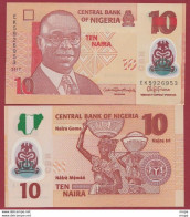 Nigéria 10 Naira 2017 ---UNC (471) - Nigeria