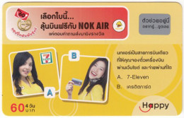 THAILAND O-247 Prepaid Happy - People, Woman - Used - Thaïland