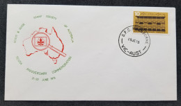 Australia 10th Anniversary Scout & Guide Stamp Society 1975 Scouting Scouts (FDC) - Cartas & Documentos