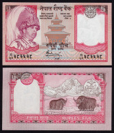 NEPAL - 5 RUPEES (2005) Banknote UNC (1) Pick 53b     (16214 - Autres - Asie