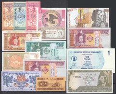 15 Stück Verschiedene Banknoten Welt -bitte Ansehen Meist UNC  (28519 - Other & Unclassified