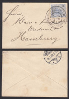 Österreichische Post In Der Levante 1897 Constantinopel 1 Piaster Brief Hamburg - Levant Autrichien