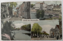 Gruss Aus Neumünster, Lütjenstrasse, Kieler Brücke, Großflecken, Ca. - Neumuenster