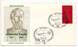 Germany, West 1971 FDC Scott 1072 Astronomer Johannes Kepler - 1971-1980