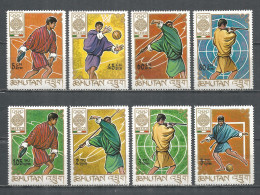 Bhutan 1968 Mint Stamps Set MNH (**) - Bhoutan