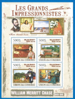 Comoros 2009 Year , Mint Block MNH(**) Impressionists - Isole Comore (1975-...)