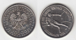 Polen - Poland 20000 20.000 Zloty - XVII Winter Olympiade Lillehammer 1994 - Polonia