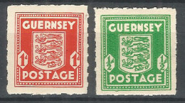 Guernsey 1941 Year, Mi.# 1-2, MNH(**) - Colecciones Completas