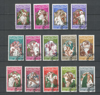 Jordan 1966 Used Stamps Michel # 608-621 Religion - Jordanien
