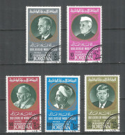 Jordan 1967 Used Stamps Michel # 633-637 - Jordanien