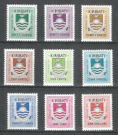 Kiribati 1981 Year ,mint Stamps MNH(**) Mi.# Porto 9-17 - Kiribati (1979-...)