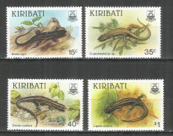 Kiribati 1983 Year ,mint Stamps MNH(**) Mi.# 493-495 Reptile - Kiribati (1979-...)