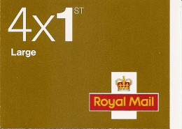 GREAT BRITAIN, WINDOW BOOKLET (RETAIL), 2006, RB1, 4x 1st Large - Carnets