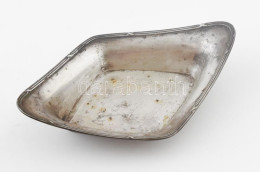 Ezüst(Ag) Kínáló Tál, Jelzett, 16×11 Cm, Nettó: 81,4 G - Other & Unclassified