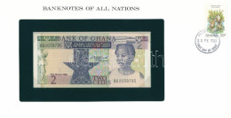 Ghána 1982. 2C Felbélyegzett "Banknotes Of All Nations" Bankjegyes Borítékban, Bélyegzéssel T:UNC Ghana 1982. 2 Cedis In - Non Classés