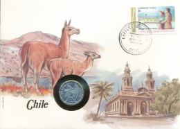 Chile 1979. 10c Al Felbélyegzett Borítékban, Bélyegzéssel, Német Nyelvű Leírással T:UNC Chile 1979. 10 Centavos Al In En - Unclassified