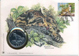 Malajzia DN (1991) "A Világ Vadvédelmi Alap (WWF) 30. évfordulója - Neofelis Nebulosa (Ködfoltos Párduc)" Kétoldalas Fém - Non Classificati