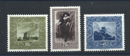 Liechtenstein N°263/65* (MH) 1951 - Tableaux - Nuovi
