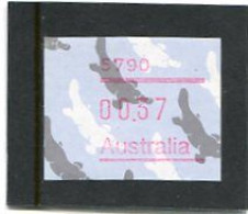 AUSTRALIA - 1987  37c  FRAMA  PLATYPUS  POSTCODE  5790 (DARWIN)  MINT NH - Automatenmarken [ATM]