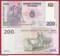 Congo 200 Francs   Du 30/06/2013----UNC-- (484 ) - République Démocratique Du Congo & Zaïre