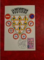 FDC 1968 MAXI  LA PREVENTION ROUTIERE PARIS - 1960-1969