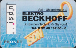 GERMANY O040/97 Elektro Beckhoff - Comic: ISDN - O-Series: Kundenserie Vom Sammlerservice Ausgeschlossen