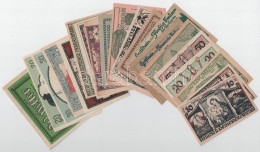 Ausztria 1920. 20db-os Vegyes Osztrák Szükségpénz Tétel T:UNC,AU Austria 1920. 20pcs Of Mixed Austrian Necessity Banknot - Unclassified