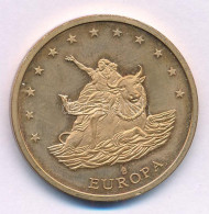 Németország 1993. "ECU / Europa" Bronz Emlékérem Kapszulában (29mm) T:PP Germany 1993. "ECU / Europa" Bronze Medallion I - Zonder Classificatie