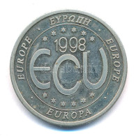 Eurózóna 1998. 1 ECU Alpakka T:2 Eurozone 1998. 1 ECU Nickel-silver C:XF Krause N# 58851 - Ohne Zuordnung