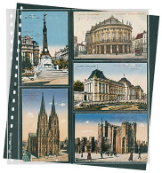 Lindner 826 Hojas Transparentes Para Postales - Alben, Binder & Blätter