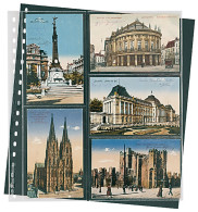 Lindner 826P Hojas Transparentes Para Postales Pqte De 10 - Albums, Mappen & Vellen