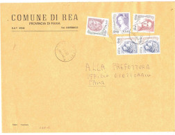 AFFRANCATURA DONNE COMUNE DI REA PAVIA - 2001-10: Storia Postale