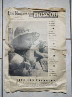 JOURNAL Les Nouvelles De MOSCOU 11 JUILLET 1964 - 1950 - Oggi