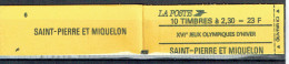 Saint Pierre Et MiquelonCarnet C 518 10 Timbres Marianne Du Bicentenaire 2,30 F. Avec Numéro - Unused Stamps