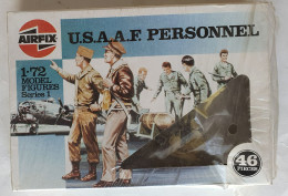 BOITE Blanche 4è Modèle AIRFIX WWII FIGURINES U.S.A.A.F. 1-72è COMPLETE EN PARTIE GRAPPEE No Atlantic Esci. - Armee