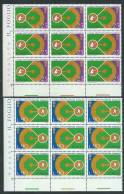 Italia 1973; Coppa Intercontinentale Baseball. Serie Completa In Blocchi D' Angolo Di 9 Valori. - Blocchi & Foglietti