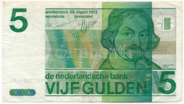Hollandia 1973. 5G "4823221104" T:F Netherlands 1973. 5 Gulden "4823221104" C:F Krause 95. - Sin Clasificación