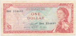 Kelet-Karibi Államok DN (1965) 1$ T:VG  East Caribbean States ND (1965) 1 Dollar C:VG  Krause P#13 - Sin Clasificación
